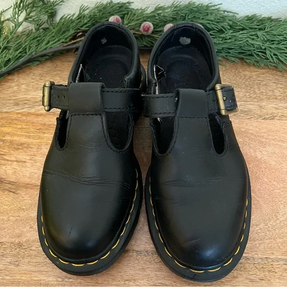 Dr. Martens Black Mary Jane Shoes - Picture 3 of 13
